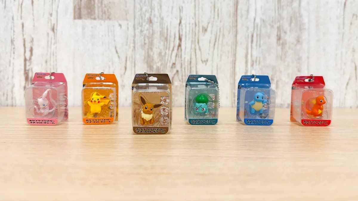 New Pokemon Keychains Are Replicas of Plamo Model Kits